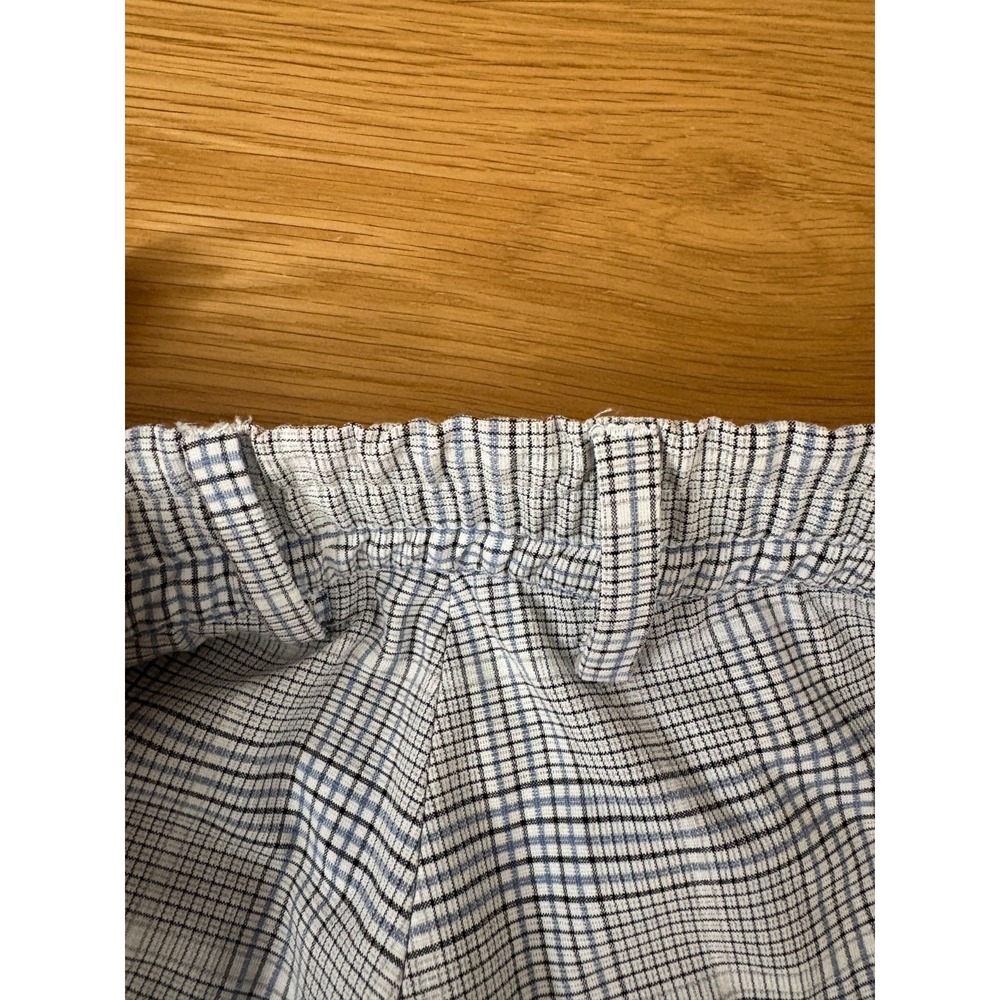 Zara Plaid Pants Womens Size 34 Multicolor Flat Front Zip Polyester - Picture 9 of 9